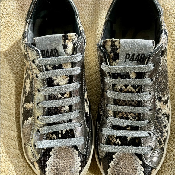 P448 John Sneaker - Python & Pink - Picture 2 of 9
